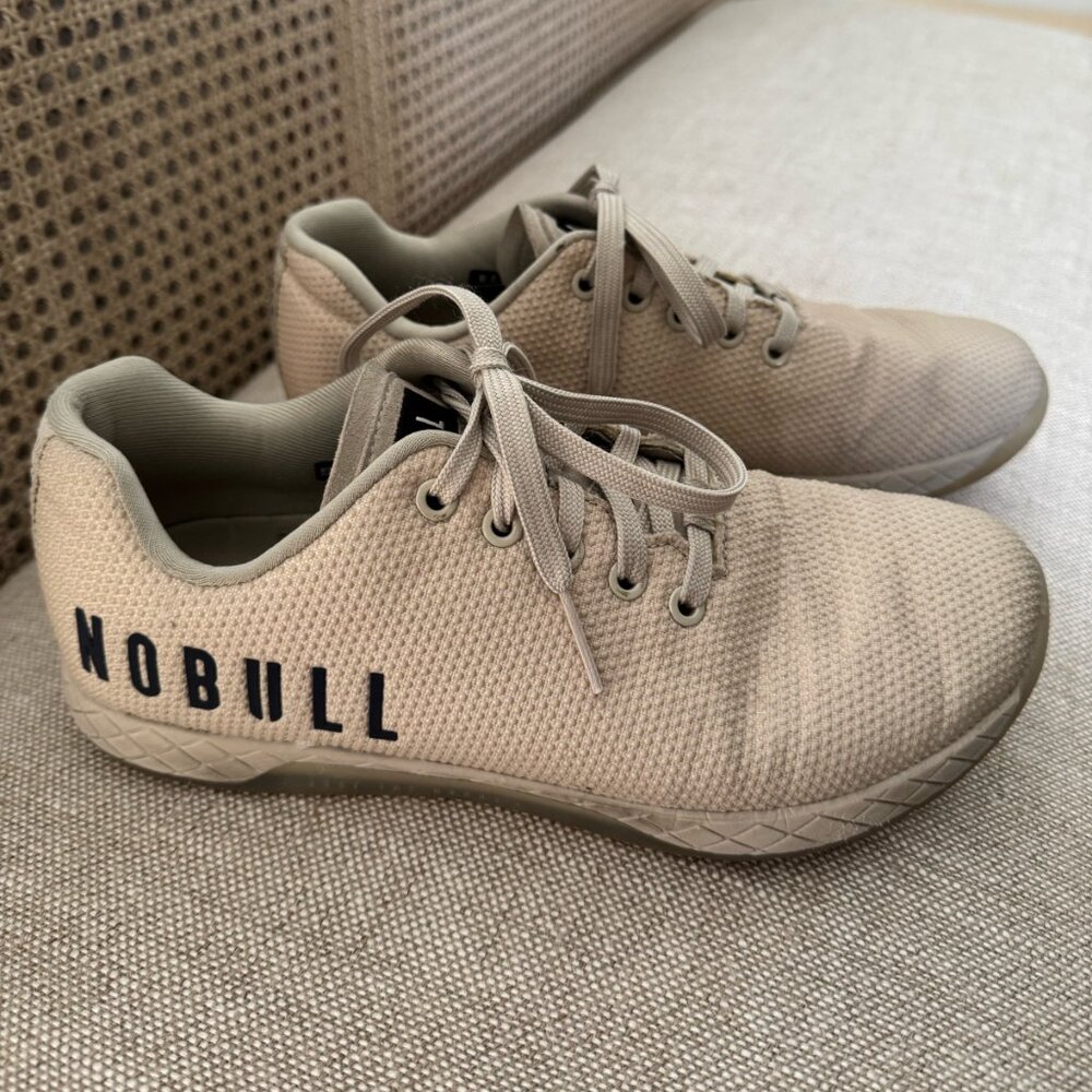 NOBULL Women’s CrossFit Trainers, Size 9.5, Beige